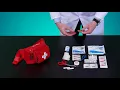 Primacare KB-8005 First Aid Fanny Pack 75 Emergency Supplies Waist Bag with 3 Pockets Red 8x2x6