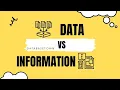 Data Vs Information Key Differences
