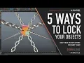 5 Ways To Lock Objects in Cinema 4D
