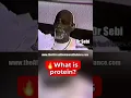 DR SEBI - WHAT IS PROTEIN CHALLENGED