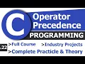 Operator Precedence in C Programming Complete C Tutorial