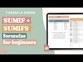 How to Use SUMIF SUMIFS in Google Sheets Beginner Tutorial