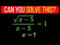 Can You Solve This Math Olympiad in 60 Seconds Math Olympiad Mathematics
