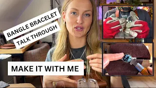 Creating TURQUOISE bangle bracelet Step by step Tutorial