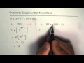 Function Notation for Exponential Expression