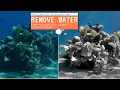 This computer vision algorithm removes the water from underwater images
