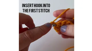 Left Handed Tutorial how to single crochet decrease