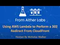 Using AWS Lambda to Perform a 302 Redirect From CloudFront