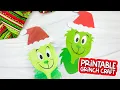 Printable Grinch Craft For Kids