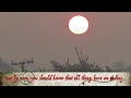 SUNRISE AND SUNSET