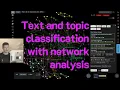 Text and topic classification with InfraNodus network analysis tool