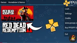 Play Red Dead Redemption 2 On PPSSPP Playing Red dead redemption 2 in ppsspp gameplay test
