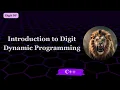 Introduction Digit Dynamic Programming Digit DP C GET CONCEPT