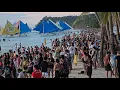 Boracay island on Thursday 5pm | December 25 2025 | Beach Walking Tour #boracay #philippines #travel