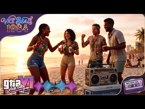 📼 1980s Synth Nostalgia — Vice City Radio | GTA 6 Music Mix