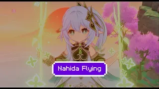Nahida Flying one of the weirdest glitches ever