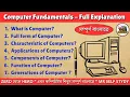 Computer Fundamentals - Full Explanation Basics of Computer in Bengali Computer Basics