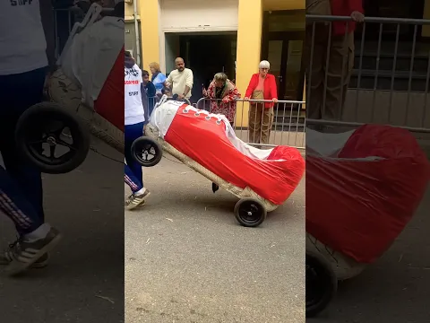 Innovative car race by Kids | Luxembourg 🇱🇺 #singlesfoodfactory #youtubeshorts #shorts