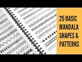 25 Basic Mandala Fillers for Mandala Shapes USI-83
