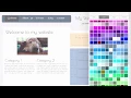 Change page background color Custom hex color code HTML Egg 2 Website Designer iPad Pro Demo