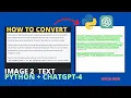 OCR Book Image to Text using CHATGPT 4 AI Prompt Engineering