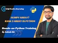Numpy array Rank 2 array in python