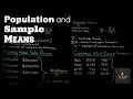 Episode 6 Population and Sample Means