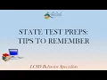 State Testing Preps Tips to Remember