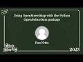 Using OpenStreetMap with the Python OpenPoliceData package - Paul Otto