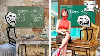 TROLLFACE ZENGİN OKULU VS FAKİR OKULU GÖREVİ - GTA 5