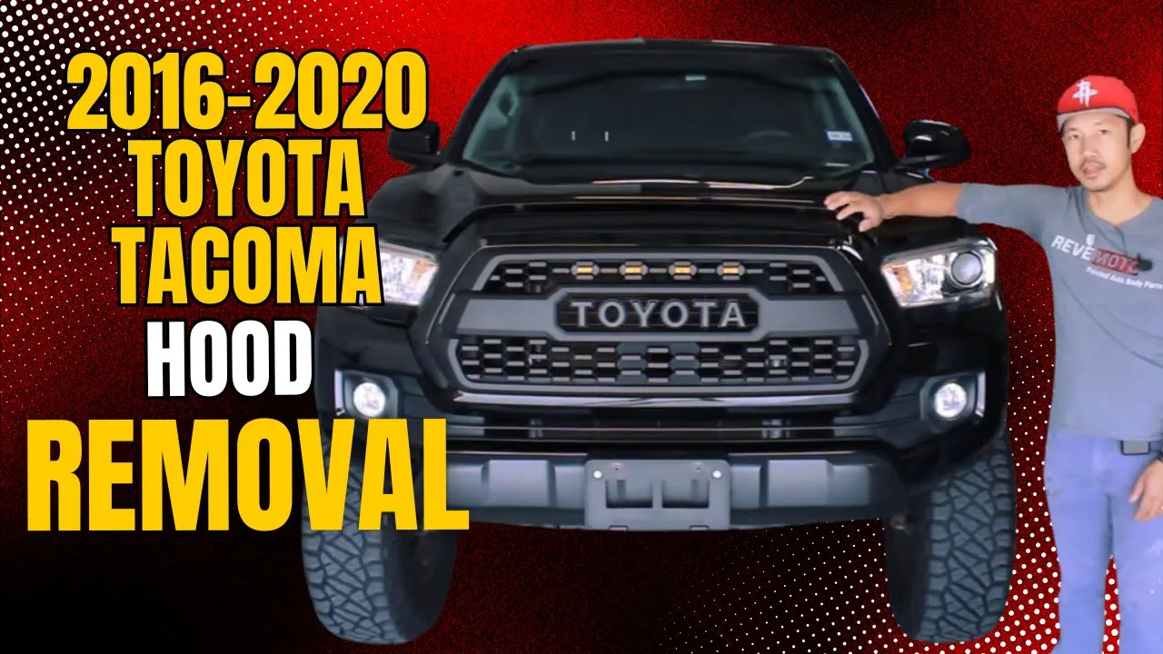 2016-2023 Toyota Tacoma : Hood Painted (3rd Generation | WITH: Scoop Opening | Aftermarket)