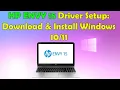 HP ENVY 15 Driver Download and Installation Tutorial