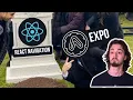 React Navigation ja era Use expo routing agora