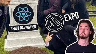 React Navigation ja era Use expo routing agora