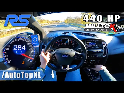 Download MP3 440HP FORD FOCUS RS MK3 on AUTOBAHN [NO SPEED LIMIT] by AutoTopNL