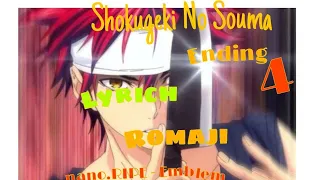 Download nano.RIPE - Emblem | Shokugeki no Souma Season 4 ED [ ROMAJI LYRICS ] MP3