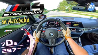BMW M4 Competition 0-300 on unlimited Autobahn by Automann in 4K