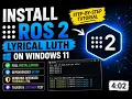 Install ROS 2 al Luth on Windows 11 Beginner Guide