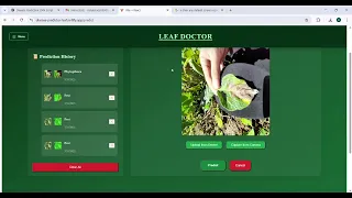 Disease Predictor in Potato leaves using CNN