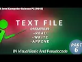 A level Computer Science 9618 P2 Crash Course Part 6 TEXT FILE wbaatz