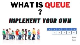 Own implementation of queue data structure using array in Java