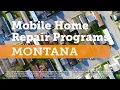 Montana Mobile Home Repair Programs Loans and Grants