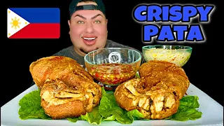 Download First Time Trying Filipino CRISPY PATA with Sukang Sawsawan Sauce MP3