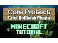 CoreProtect Plugin Tutorial Minecraft