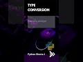 Type Conversion Python Shorts 06 Python Tutorial Deepak Radhakrishnan