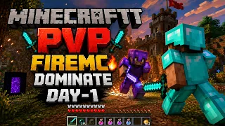 I Tried to DOMINATE FireMC on Day 1! #minecraft #minecraftshorts