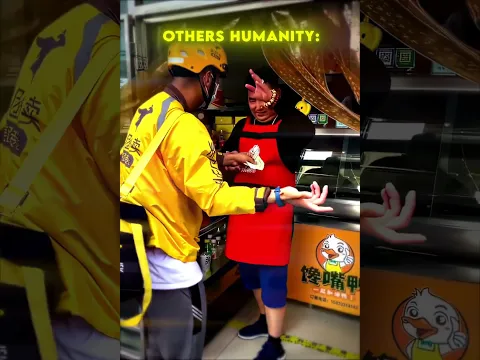 Other's humanity V.S this guy's