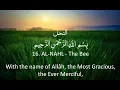 Download Lagu Surah 16 - An-Nahl: 🔊 ARABIC Recitation with English Subtitles. Nature Backgrounds