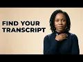 How Do I Find The GED Transcript Request Section