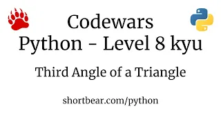 Codewars - Python